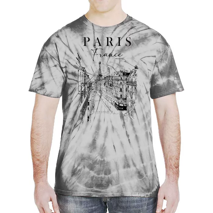 Paris France City Of Love Paris Traveling Paris Is Calling Tie-Dye T-Shirt