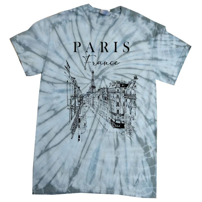 Paris France City Of Love Paris Traveling Paris Is Calling Tie-Dye T-Shirt