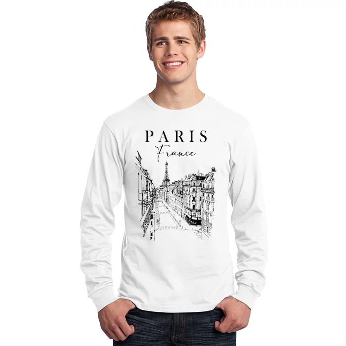 Paris France City Of Love Paris Traveling Paris Is Calling Long Sleeve Shirt