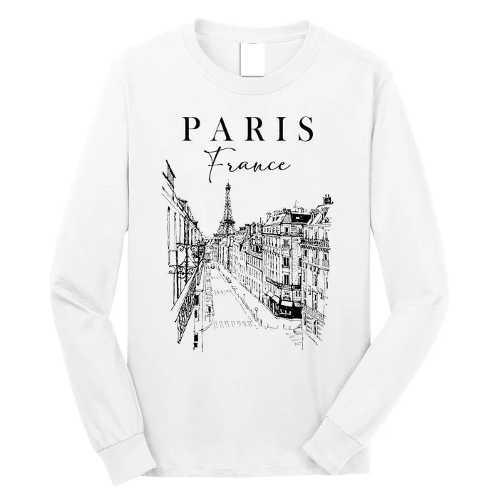 Paris France City Of Love Paris Traveling Paris Is Calling Long Sleeve Shirt