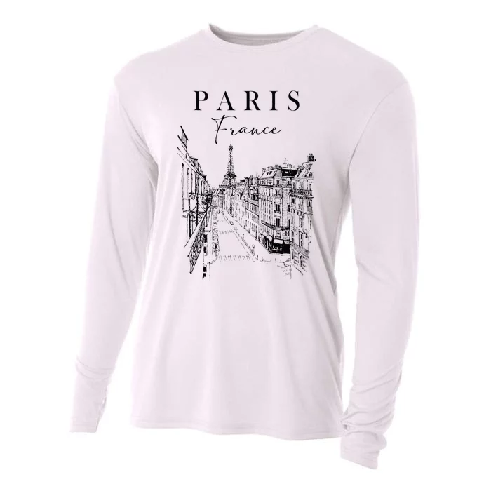 Paris France City Of Love Paris Traveling Paris Is Calling Cooling Performance Long Sleeve Crew