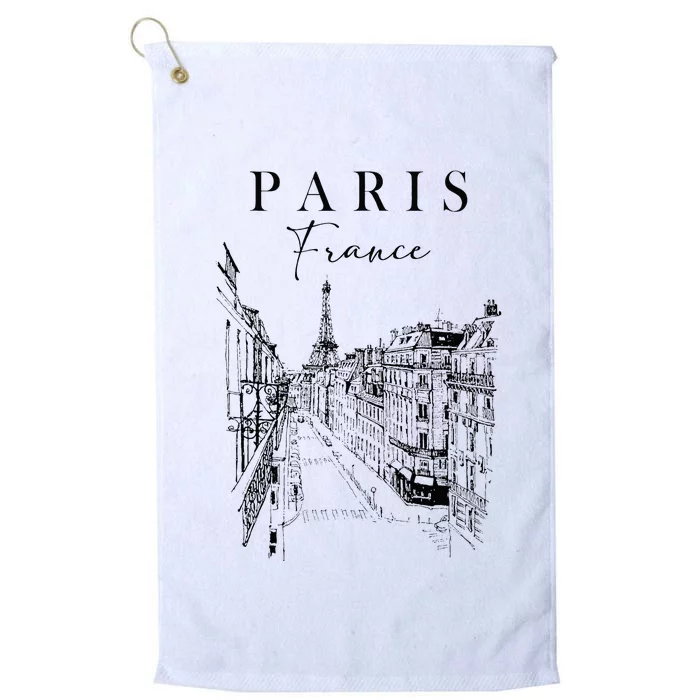 Paris France City Of Love Paris Traveling Paris Is Calling Platinum Collection Golf Towel