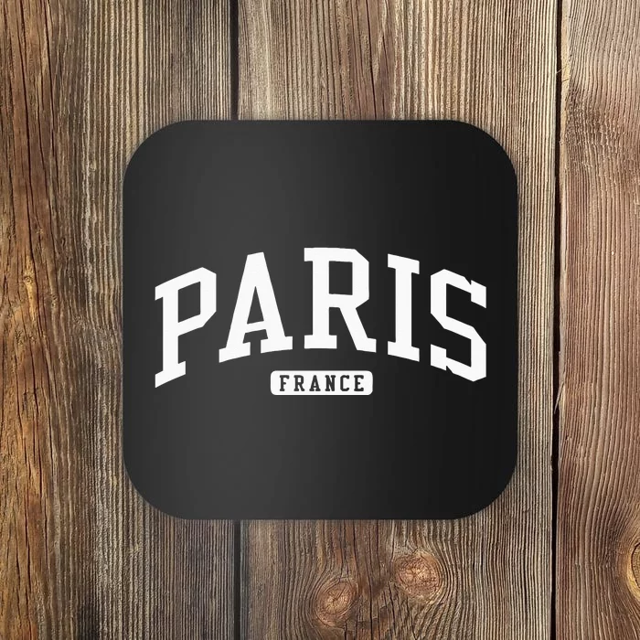 Paris France College University Style Coaster