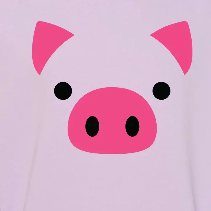 Pig Face Costume Funny Halloween Garment-Dyed Sweatshirt