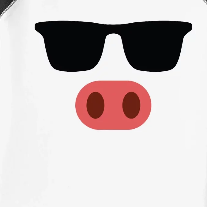 Pig Face Cool Sunglasses Cute Halloween Costume Infant Baby Jersey Bodysuit