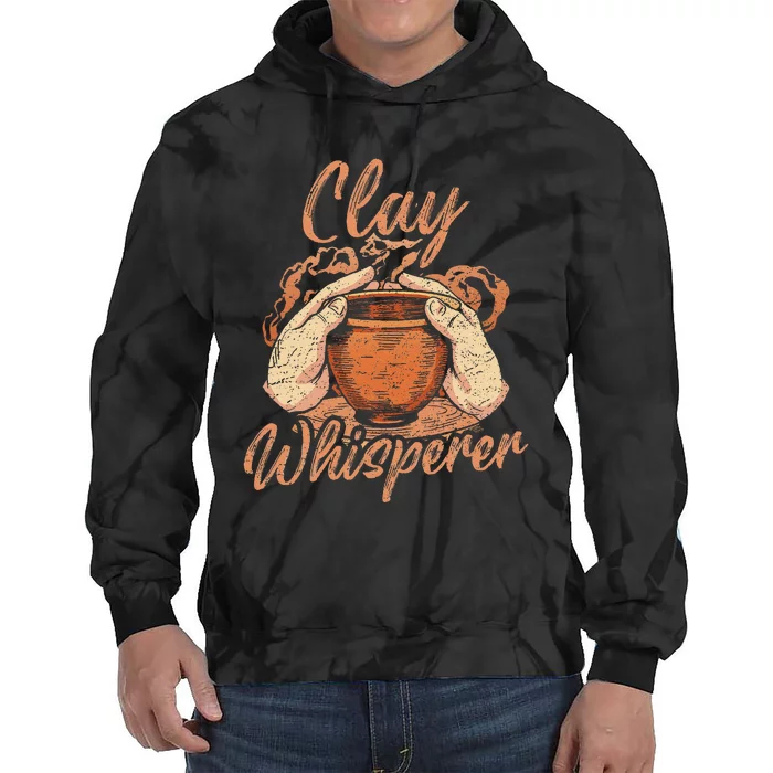 Potter Funny Clay Whisperer Pottery Ceramic Tie Dye Hoodie