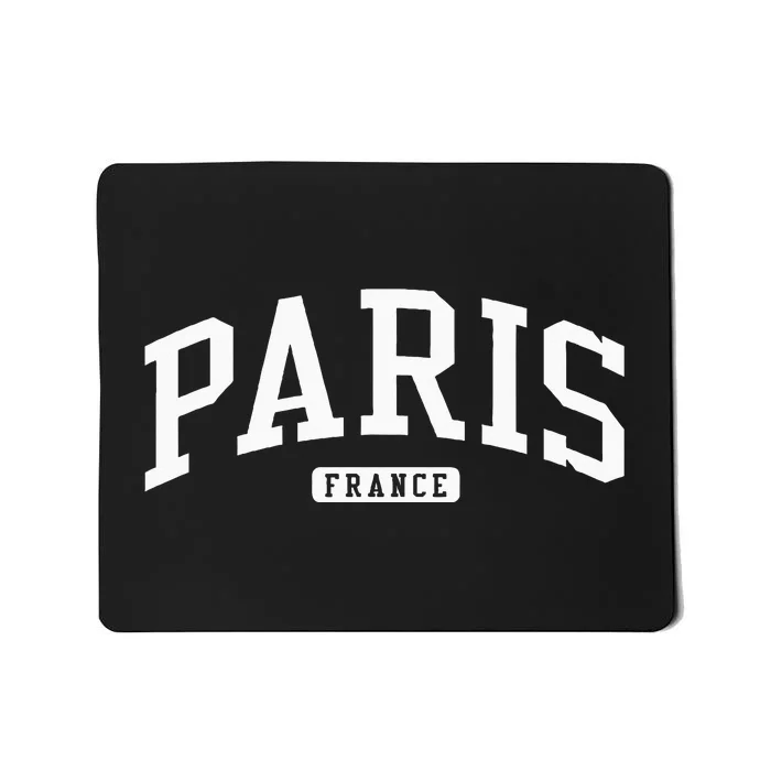 Paris France College University Style Mousepad