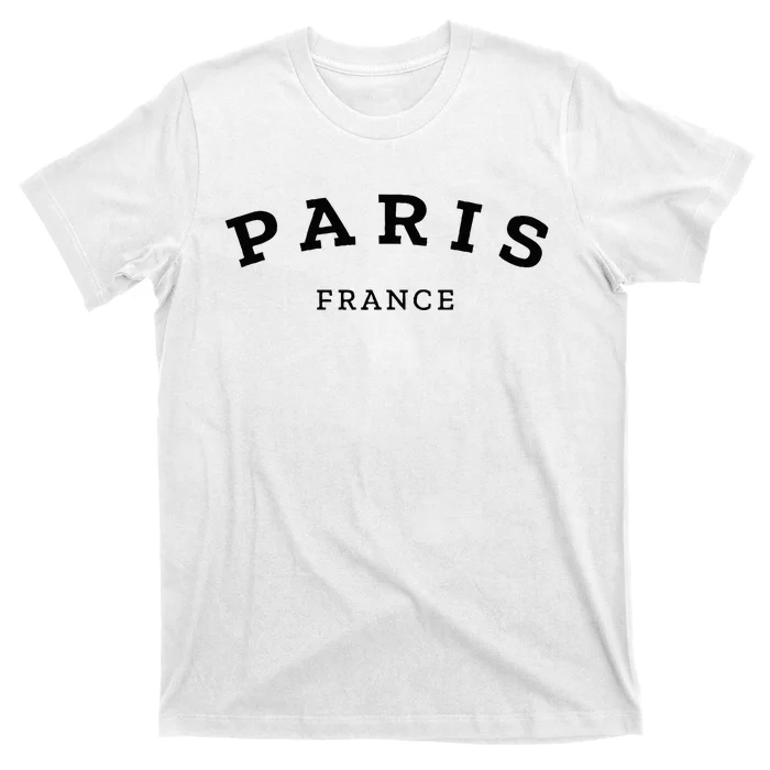 Paris France Cool Women Girl Casual French T-Shirt