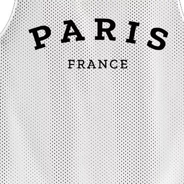 Paris France Cool Women Girl Casual French Mesh Reversible Basketball Jersey Tank