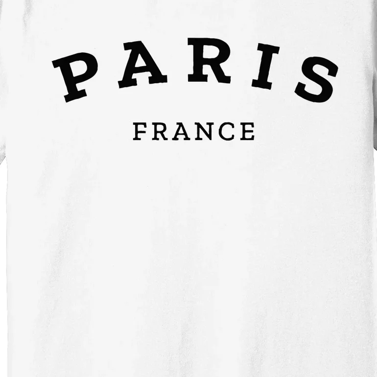 Paris France Cool Women Girl Casual French Premium T-Shirt