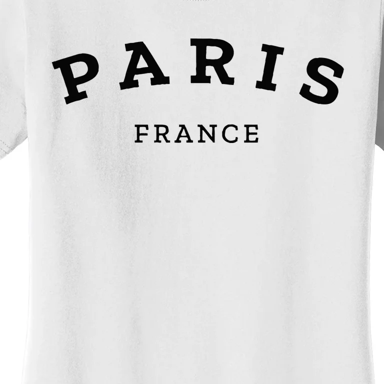 Paris France Cool Women Girl Casual French Women's T-Shirt