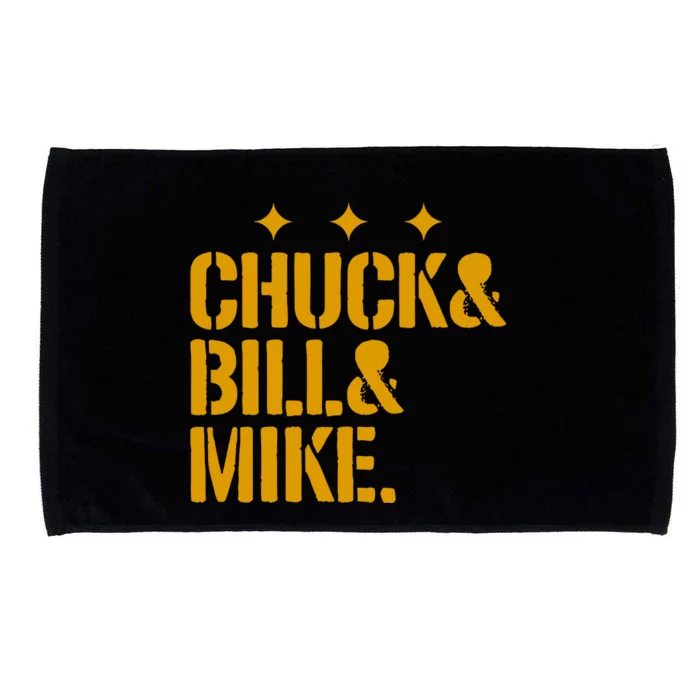 Pittsburgh Football Chuck & Bill & Mike Microfiber Hand Towel