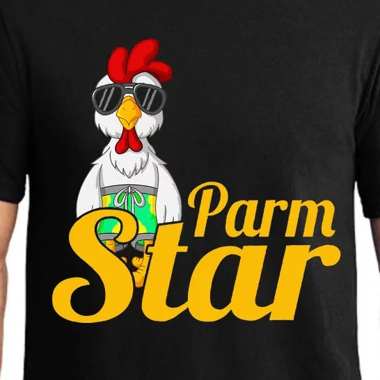 Parmstar Funny Chicken Parm Parmigiana Pajama Set