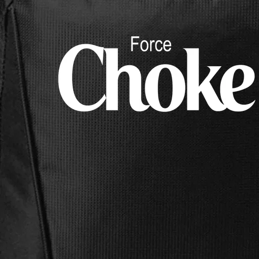 Psychic Force Choke Funny Scifi Logo Parody City Backpack