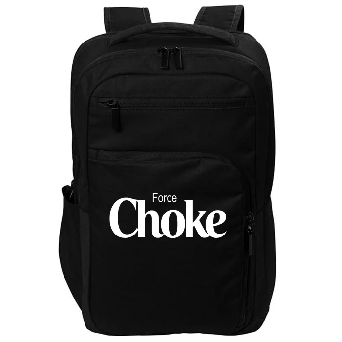 Psychic Force Choke Funny Scifi Logo Parody Impact Tech Backpack