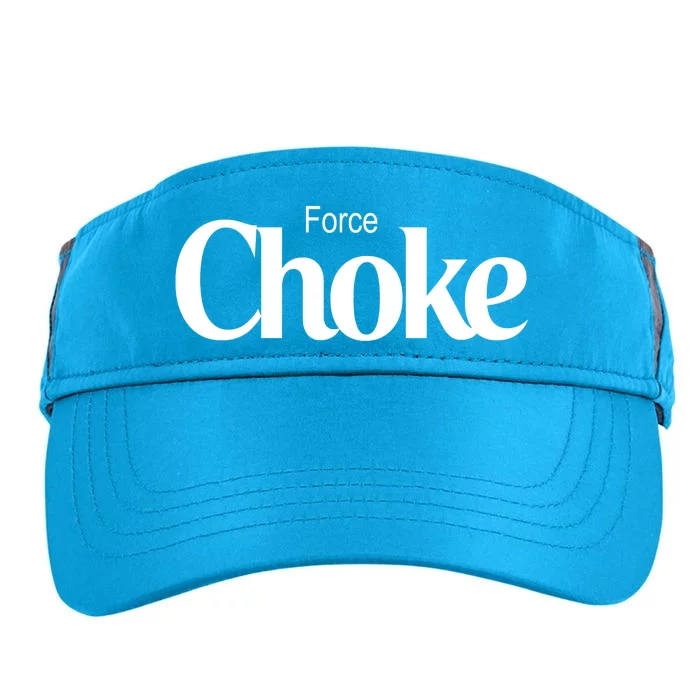 Psychic Force Choke Funny Scifi Logo Parody Adult Drive Performance Visor