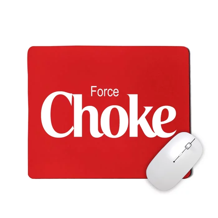 Psychic Force Choke Funny Scifi Logo Parody Mousepad