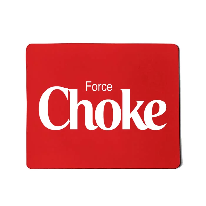 Psychic Force Choke Funny Scifi Logo Parody Mousepad