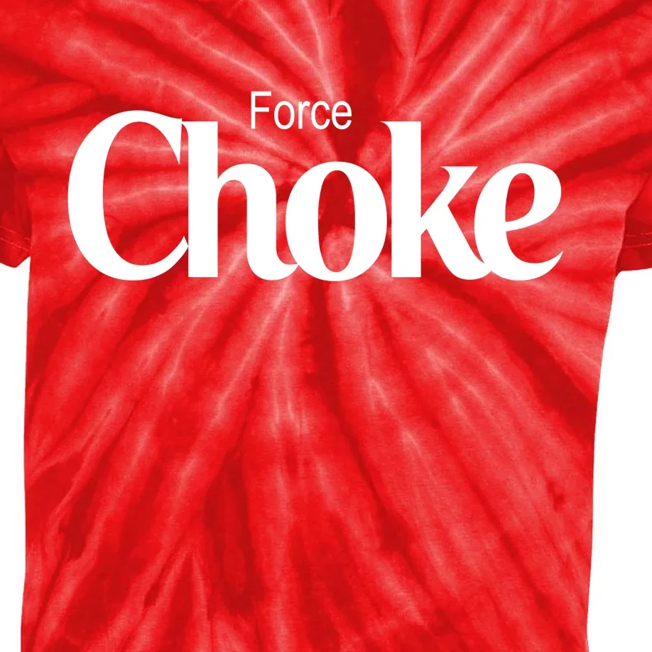 Psychic Force Choke Funny Scifi Logo Parody Kids Tie-Dye T-Shirt