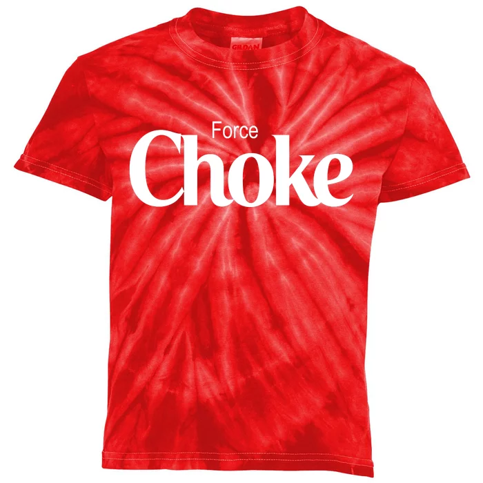 Psychic Force Choke Funny Scifi Logo Parody Kids Tie-Dye T-Shirt