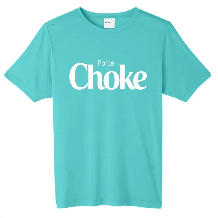 Psychic Force Choke Funny Scifi Logo Parody ChromaSoft Performance T-Shirt