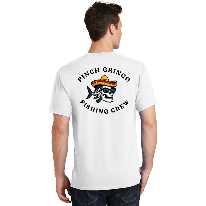 Pinchegringo Fishing Crew Back Print T-Shirt