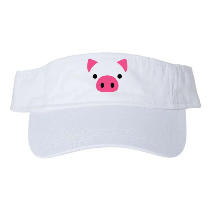 Pig Face Costume Funny Halloween Valucap Bio-Washed Visor