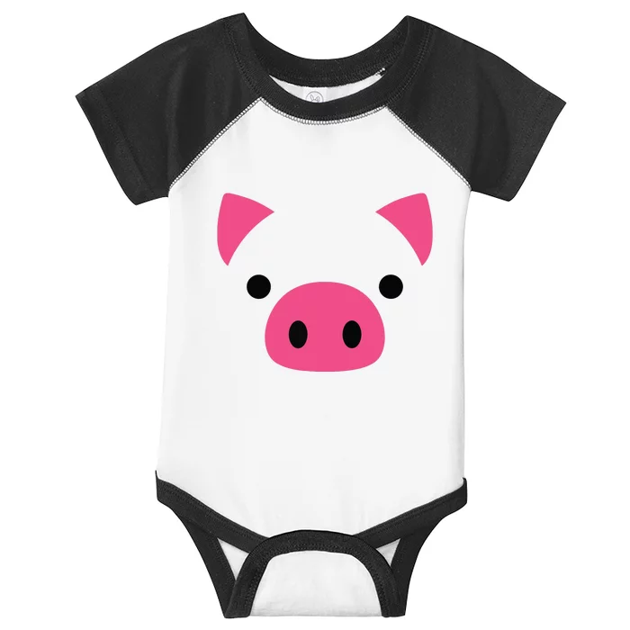 Pig Face Costume Funny Halloween Infant Baby Jersey Bodysuit