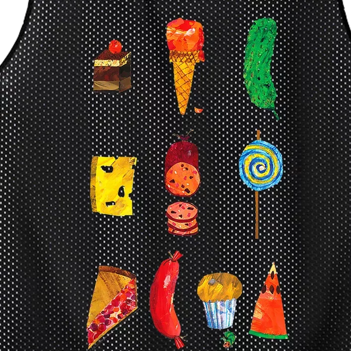 Party Food Caterpillar Mesh Reversible Basketball Jersey Tank