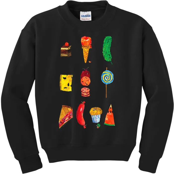 Party Food Caterpillar Kids Sweatshirt