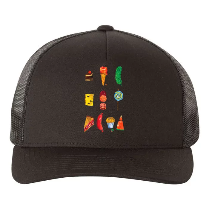 Party Food Caterpillar Yupoong Adult 5-Panel Trucker Hat