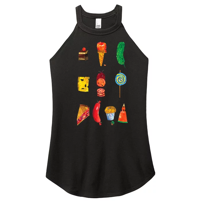 Party Food Caterpillar Women’s Perfect Tri Rocker Tank