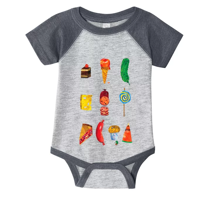 Party Food Caterpillar Infant Baby Jersey Bodysuit