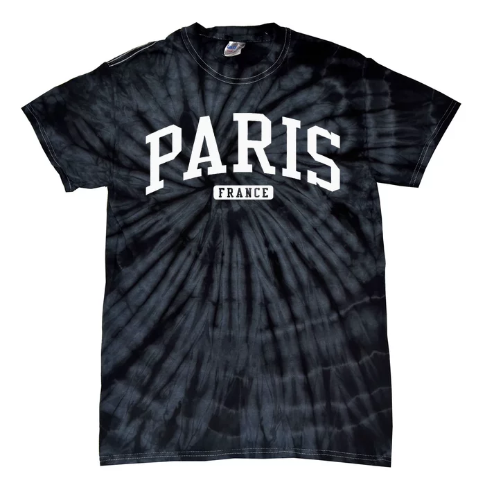 Paris France College Tie-Dye T-Shirt