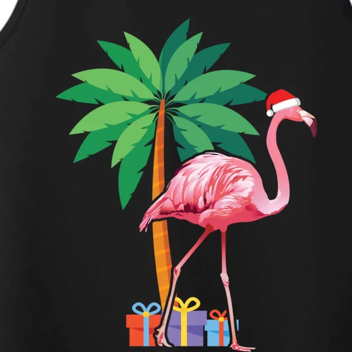 Pink Flamingo Christmas Gift Christmas Party Gift Performance Tank