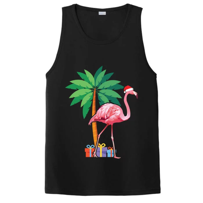 Pink Flamingo Christmas Gift Christmas Party Gift Performance Tank