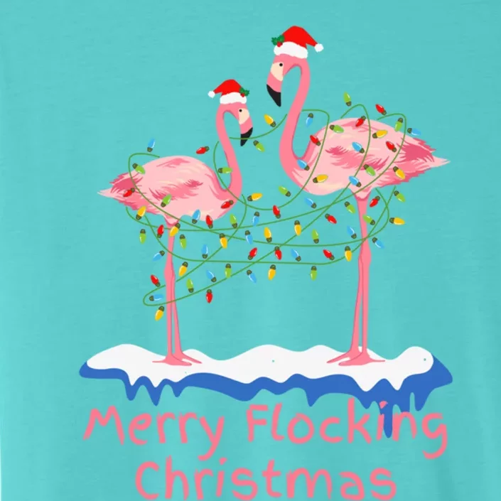 Pink Flamingos Christmas Gift ChromaSoft Performance T-Shirt