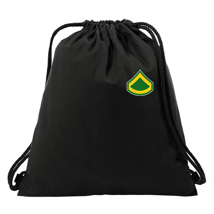 Private First Class Mlitary Badge Drawstring Bag