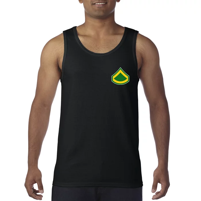 Private First Class Mlitary Badge Tank Top