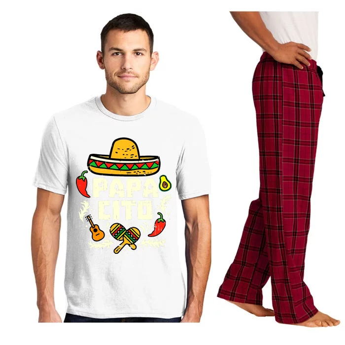 Papacito Family Cinco De Mayo Matchin Couple Mexican Dad Pajama Set