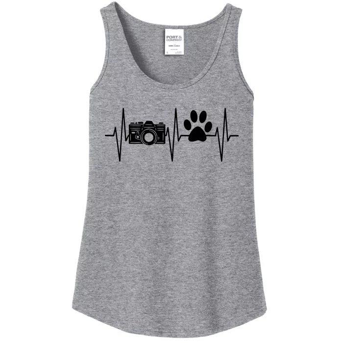 Photographer Funny Dog Lover Camera Photography Ladies Essential Tank