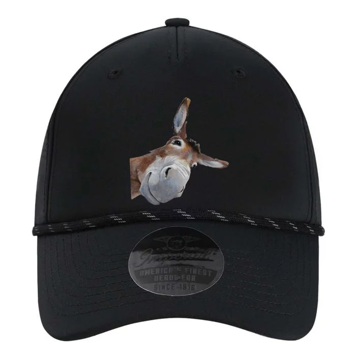 Peachbruh Funny Donkey Art Donkey Head Smile Eagerlys Gift Performance The Dyno Cap