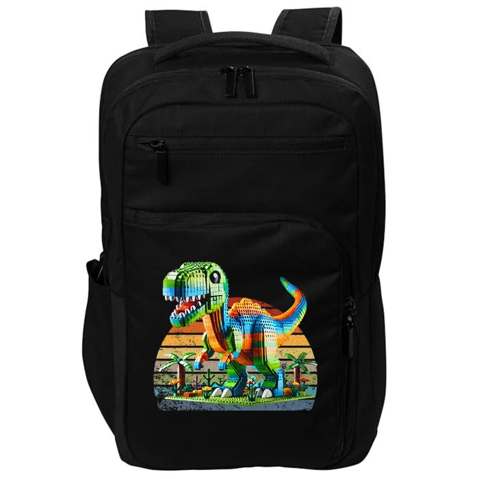 Play! Featuring Dinosaurs Bricks New Impact Tech Backpack