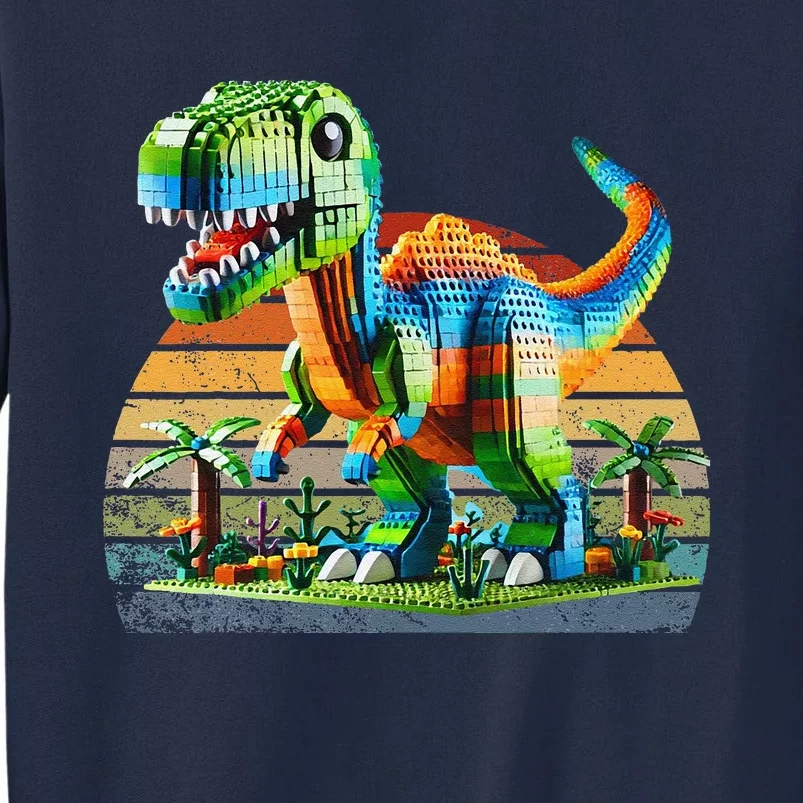 Play! Featuring Dinosaurs Bricks New Tall Sweatshirt