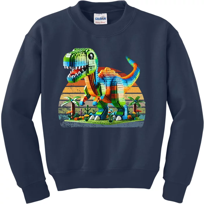 Play! Featuring Dinosaurs Bricks New Kids Sweatshirt