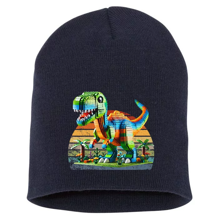 Play! Featuring Dinosaurs Bricks New Short Acrylic Beanie