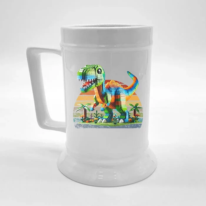 Play! Featuring Dinosaurs Bricks New Front & Back Beer Stein