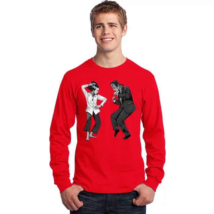 Pulp Frankenstein Dancing Monster Long Sleeve Shirt