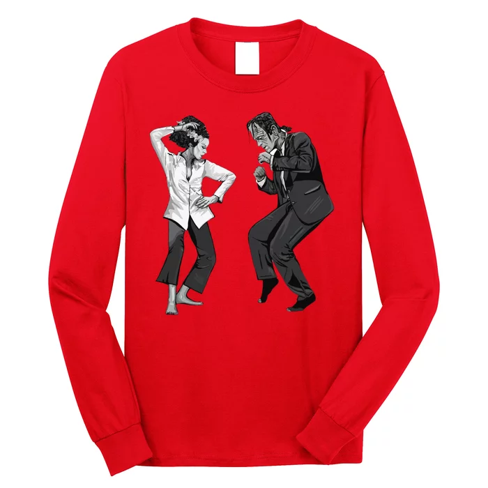 Pulp Frankenstein Dancing Monster Long Sleeve Shirt