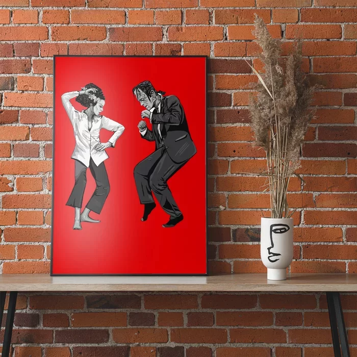 Pulp Frankenstein Dancing Monster Poster